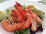 In Key West kann man auch lecker essen. Die Shrimps sind ganz frisch. Foto: Christine Jung