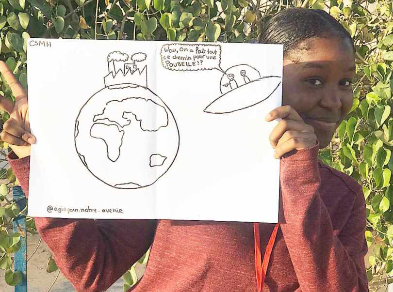 Die 16-jährige Maureen Damen bei dem Dakar Ecoforest in Senegal (Foto: privat)