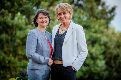 Kerstin Hopkins (r) und Christina Bergmann, Foto: Marion Meakem